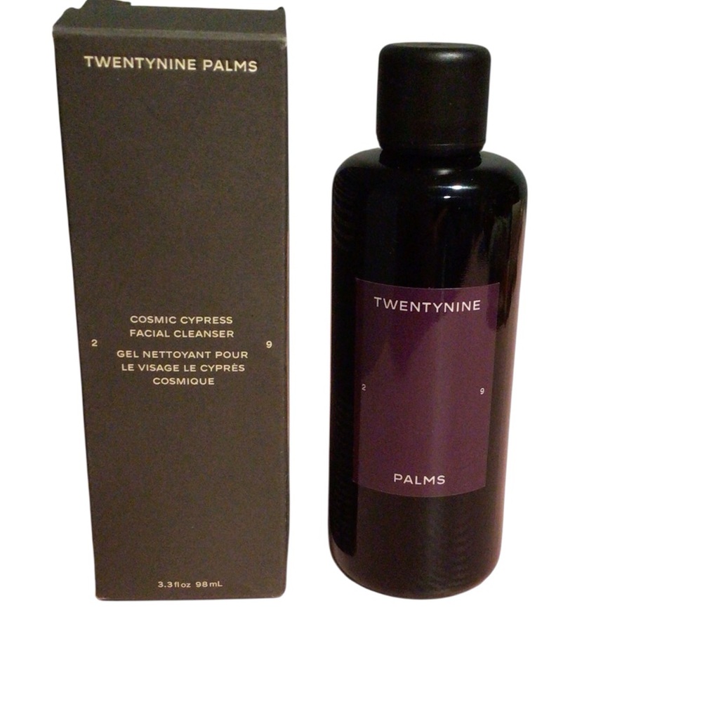 Twentynine Palms cosmic cypress facial cleanser 3.3 oz new in box.